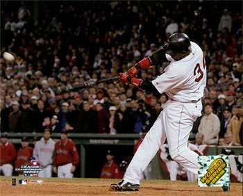 "David Ortiz HR, Game 4, ALCS ©Photofile" Photograph