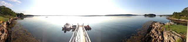 The View from Dingley Island, Maine